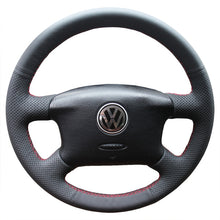 Load image into Gallery viewer, Volkswagen Passat 4 Spoke Leather Steering Wheel Cover (1999-2006)