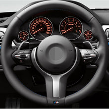 Load image into Gallery viewer, BMW Black Leather Steering Wheel Cover F33 F30 M2 M3 F82 M4 M5 F12 F13 M6 F85 X5 X6 F87 F80 M Sport
