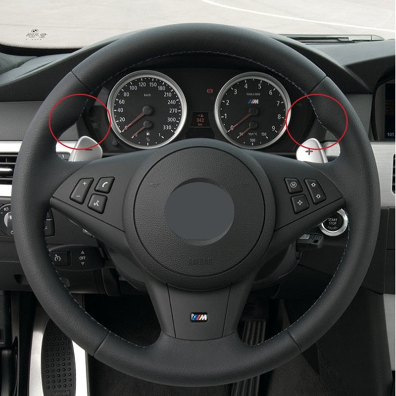 BMW 5,6 Series  Leather Car Steering Wheel Cover E64 E63 E60 Cabrio M6 2005-2010