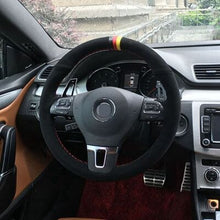 Load image into Gallery viewer, Volkswagen Golf MK6 Suede Steering Wheel Cover  (Golf Mk6, Jetta MK6, Polo 2011 - 2014)