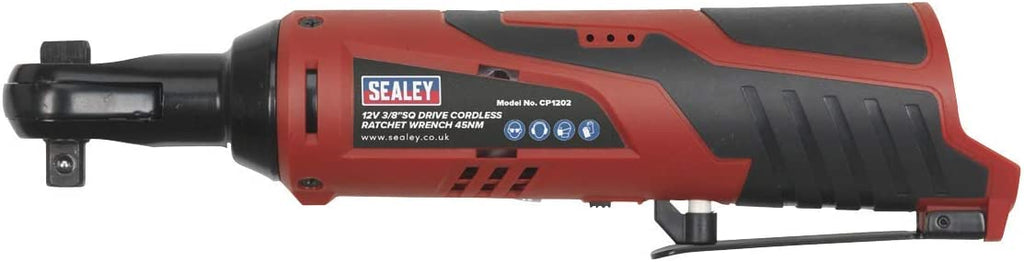 Sealey CP1202KIT 12V SV12 Series 3/8"Sq Drive Ratchet Wrench Kit - 2 Batteries