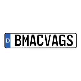 BmacVags Vinyl Sticker (Colour)